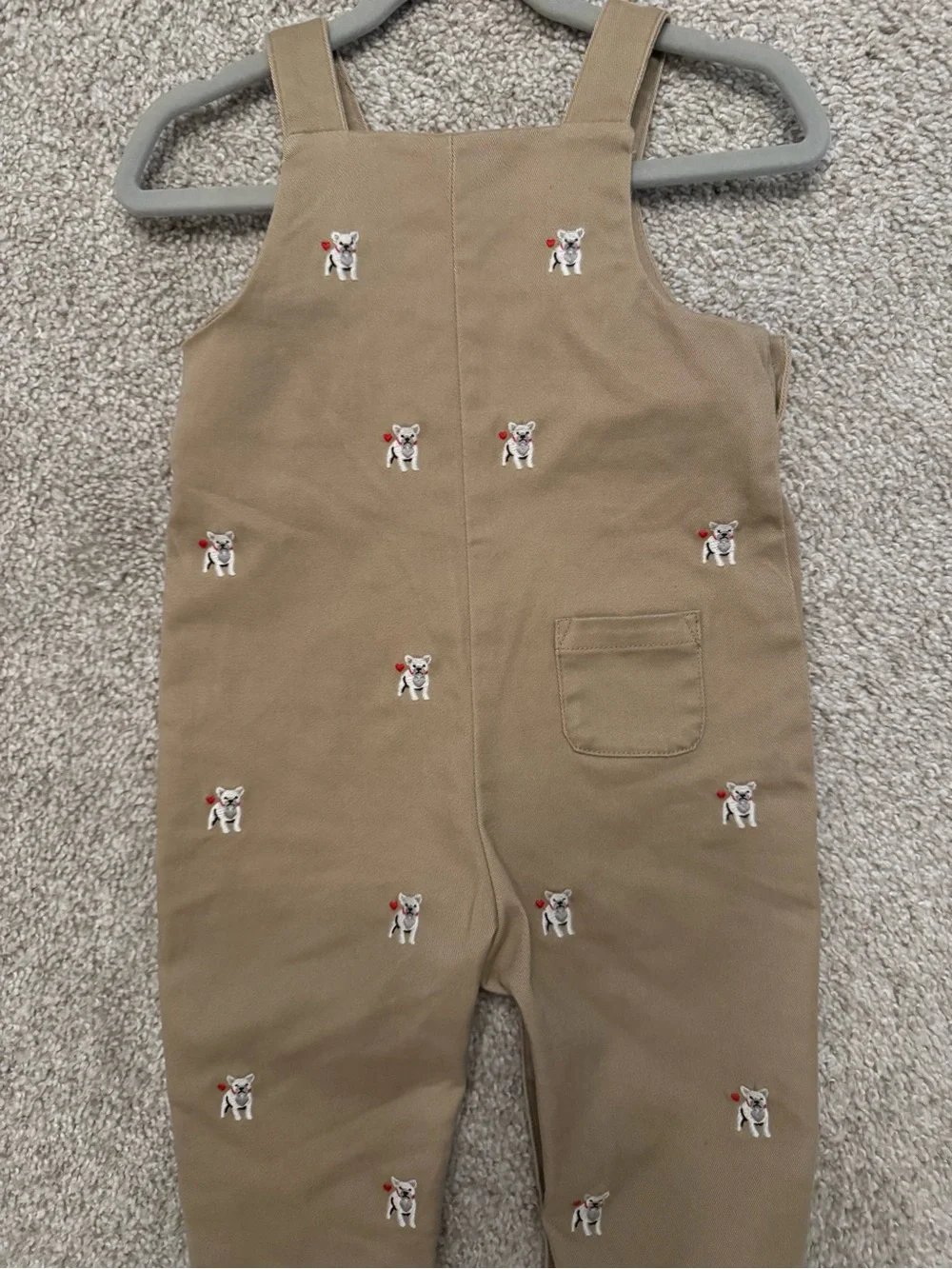 Janie and Jack dog overall